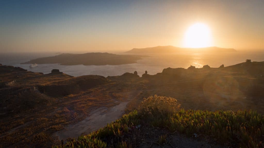 Santorini Caldera Sunset