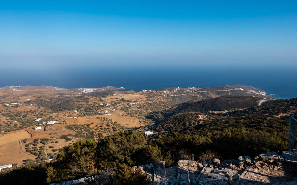 View southeast from Agios Andreas Church towards Faros