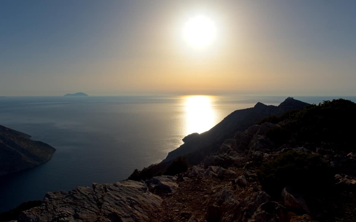 Sunset view from Agios Simeon Church, Sifnos