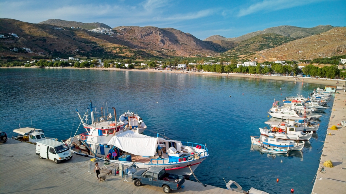 Aegiali Beach