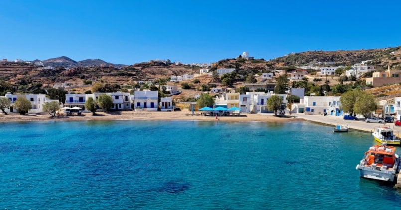 Milos Day 5: Pollonia, Kimolos Day Trip, Papafragas Caves, Adamas