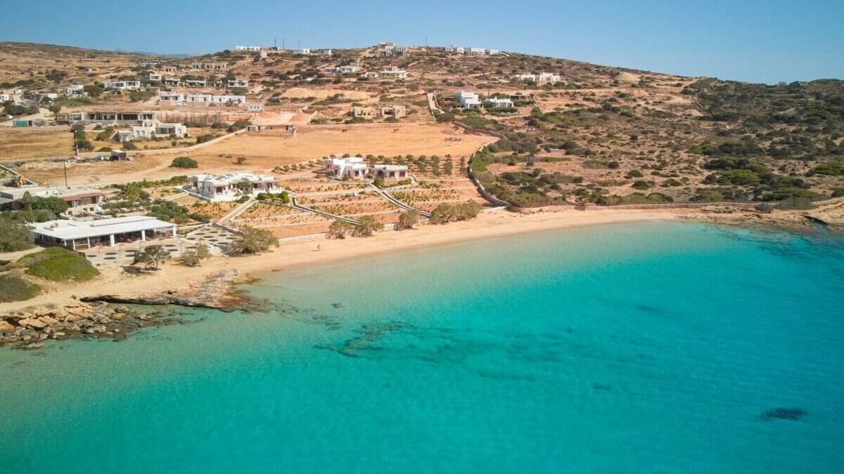 Fanos Beach Drone Shot