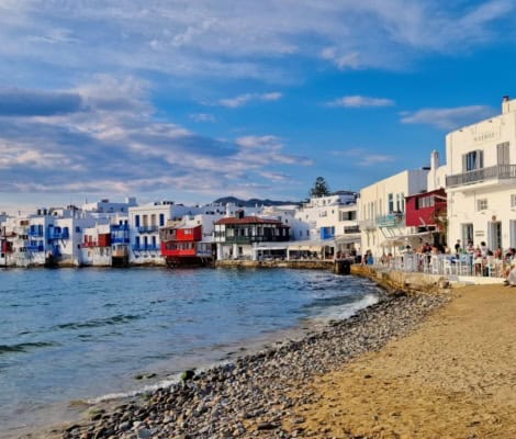 Little Venice photo spot on Mykonos