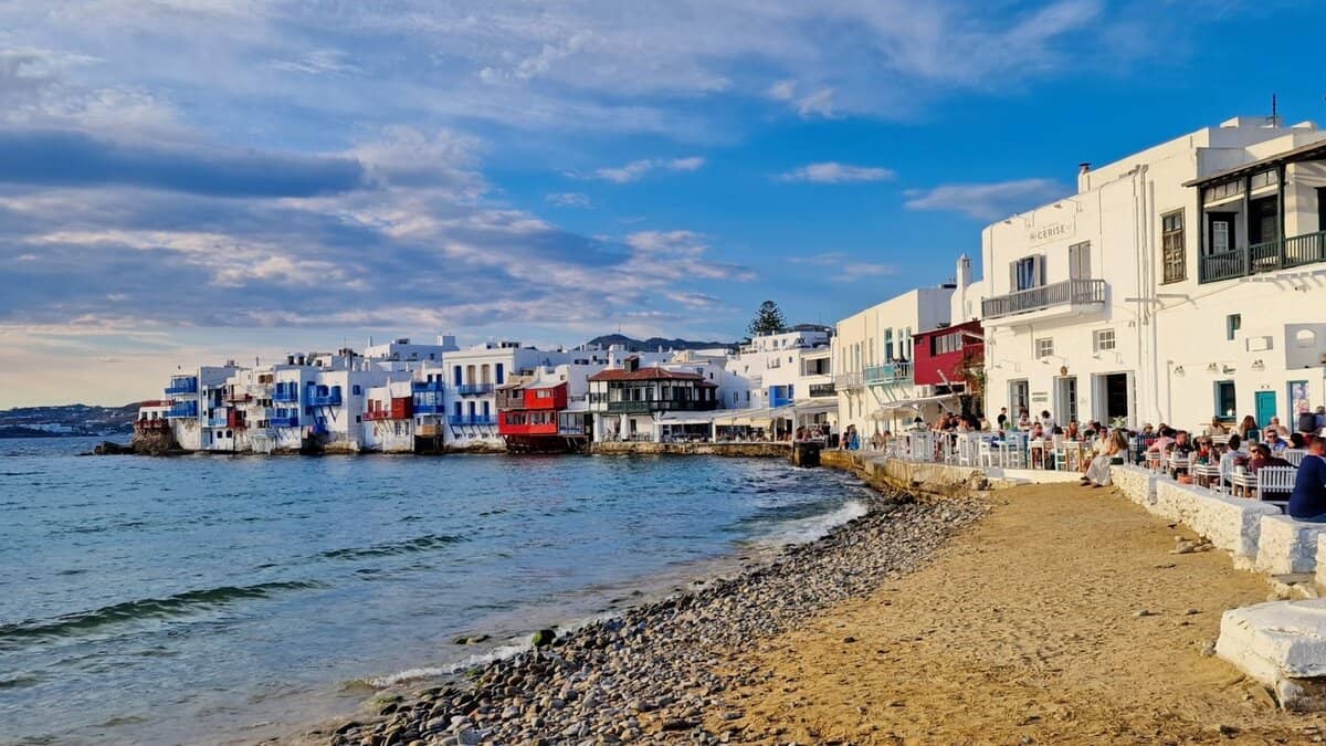 Little Venice photo spot on Mykonos